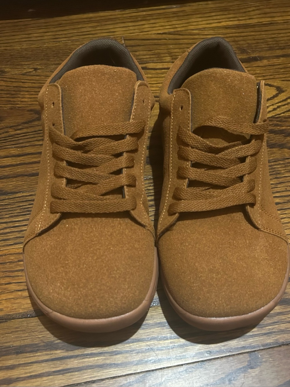 Casual Faux Suede Lace-Up Sneakers